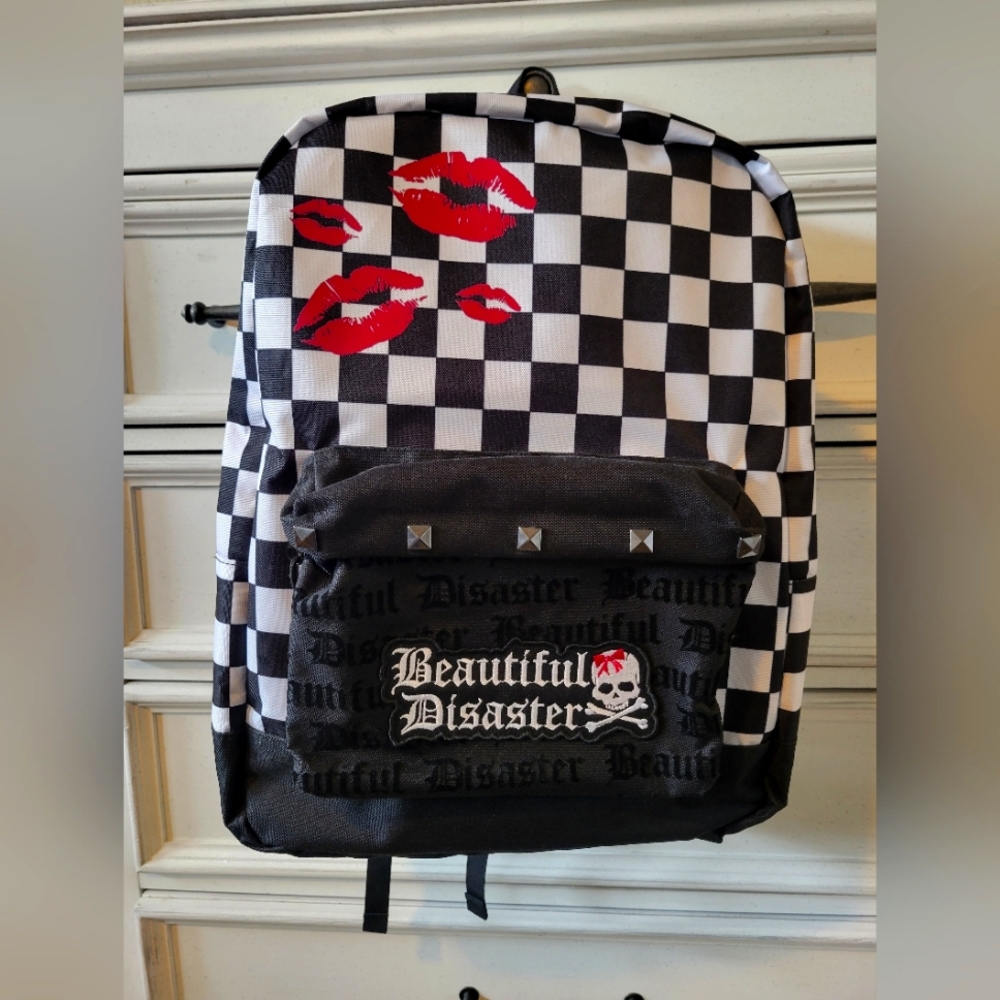 NWOT Beautiful Disaster Back Pack